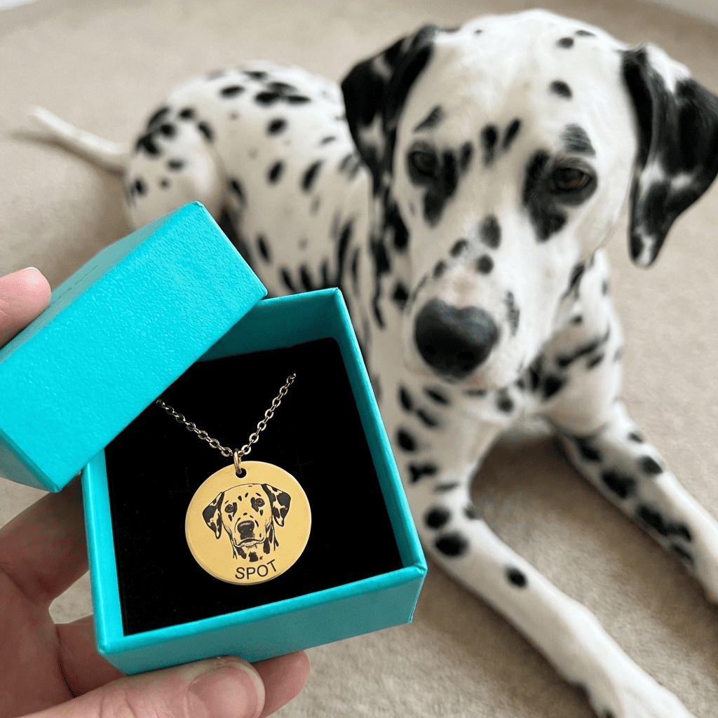 Custom Pet Portrait Photo Necklace